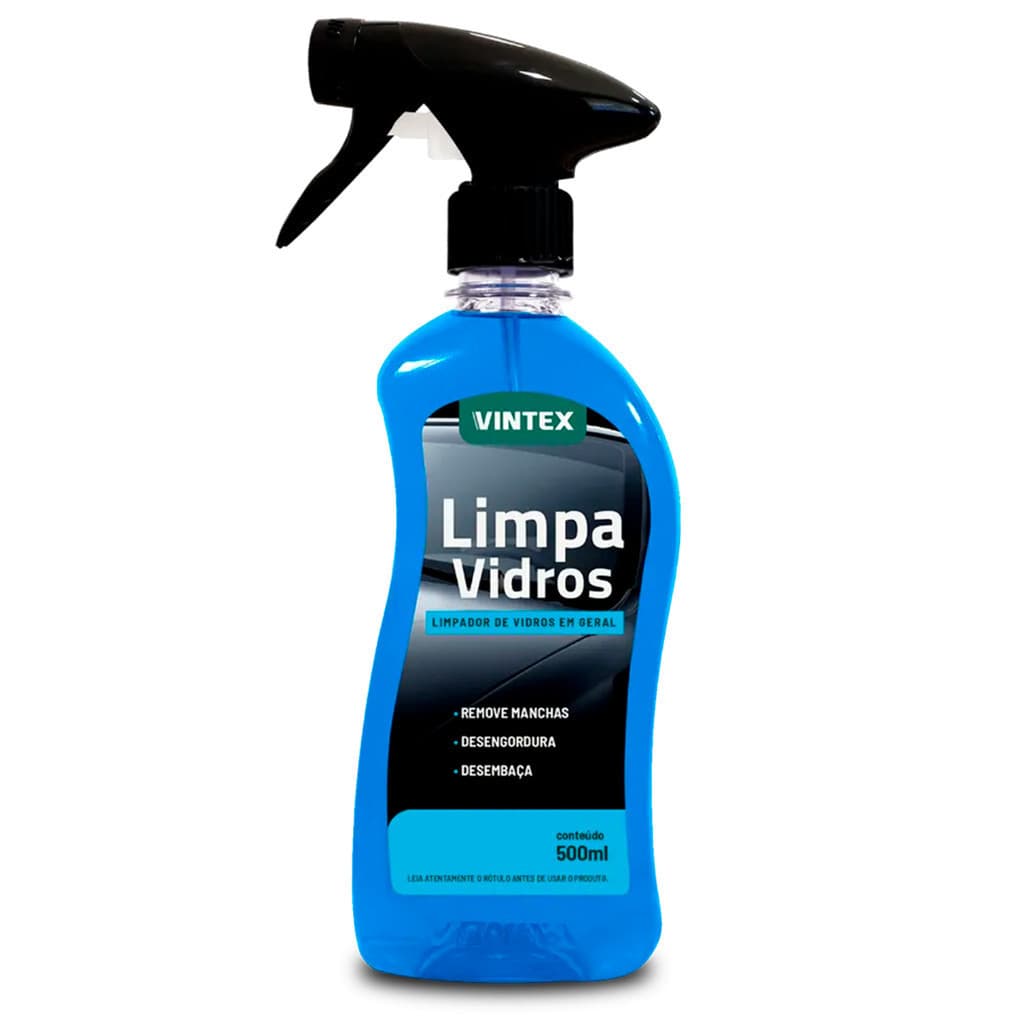 Limpa Vidros Desengordurante Super Brilho Desembaça 500ML Vintex
