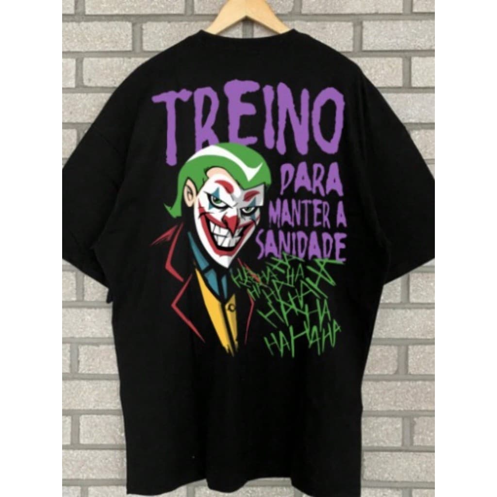 Camisa Básica Unissex Academia Coringa 100% Algodão Camiseta Treino Streetwear