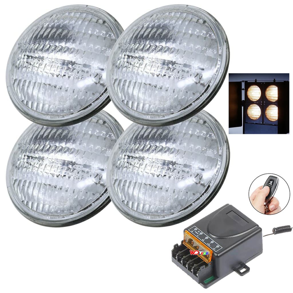 Kit Mini Brut 4 Lâmpadas Controle Longa Distância 110/220v