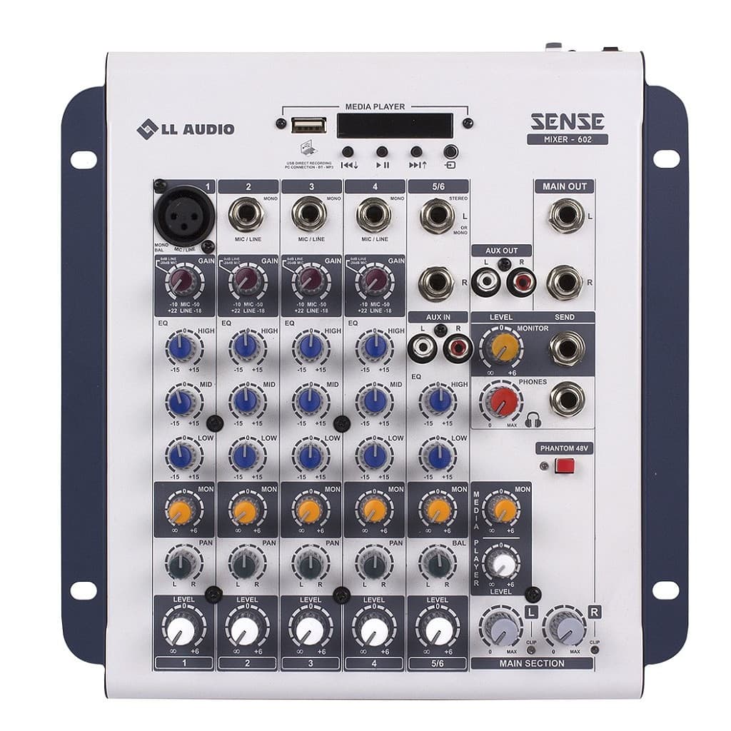 Mesa de Som LL Sense 602 6 Canais