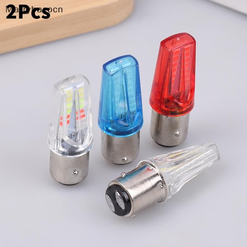 [MAR] 2pcs 1157 Ba15d LED Luz De Freio Estroboscópica Para Motocicleta Traseira De Estacionamento Piscando Aviso Lâmpada