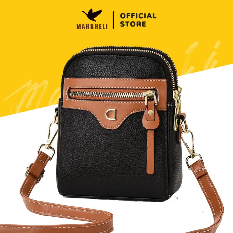 MAHBHELI Bolsa Feminina Mini para Celular Bolsa Transversal Leve e Compacta Ideal para o Dia a Dia