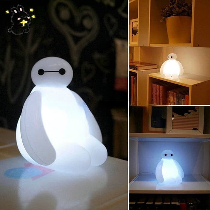 Lâmpada De Mesa LED Em Forma De Herói Bonito 6 BayMax Pode Mudar 7 Cores Para Decorar Festas De Aniversário Infantis