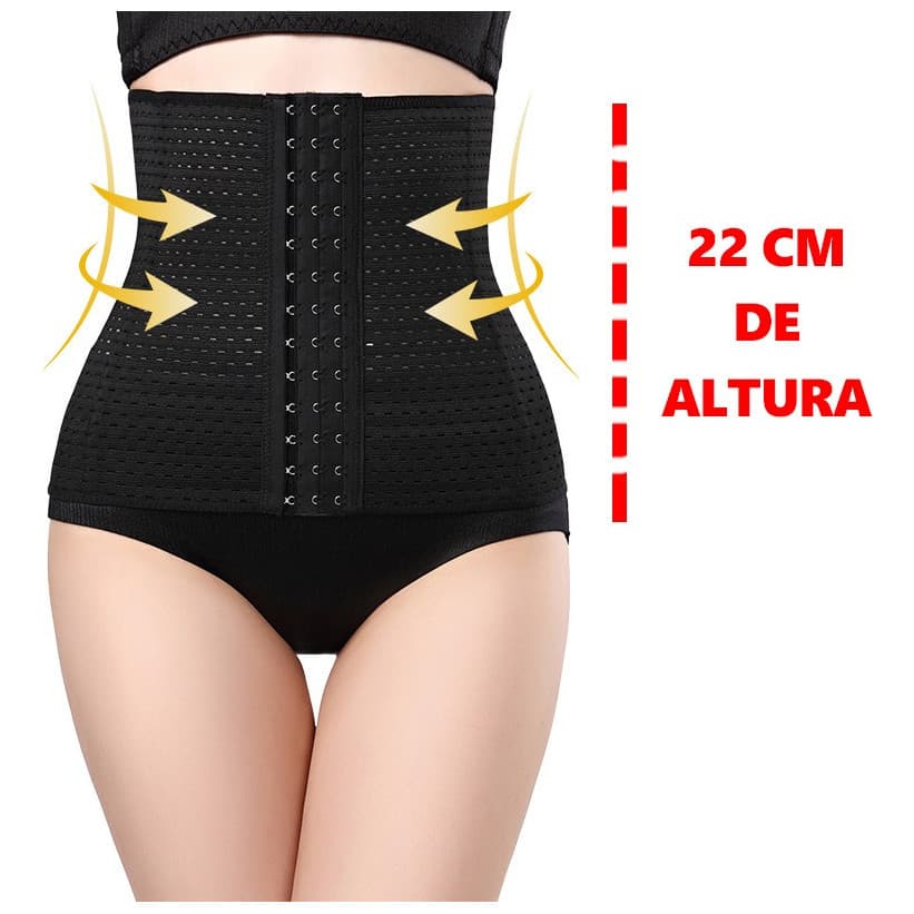 Cinta Modeladora Redutora Abdominal  Feminina Postural com Regulagens