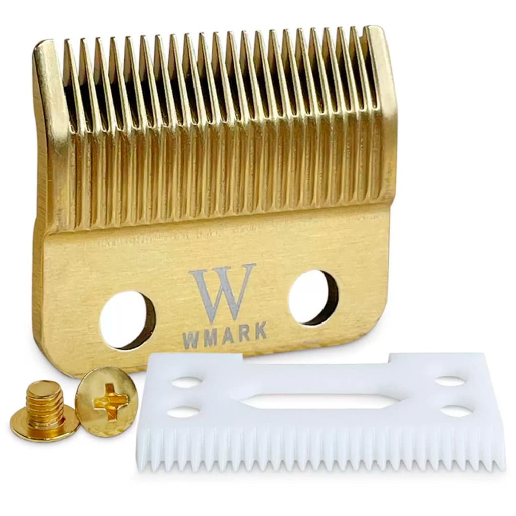 Laminas Taper Profissional Wahl Kemei Senior Dourada Wmark Cerâmica W4w