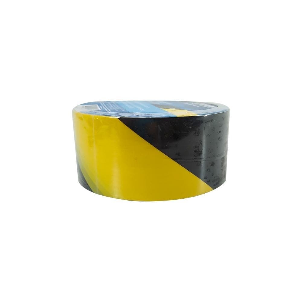 Fita Zebrada com Cola 4,8 x 30 Metros Plastcor