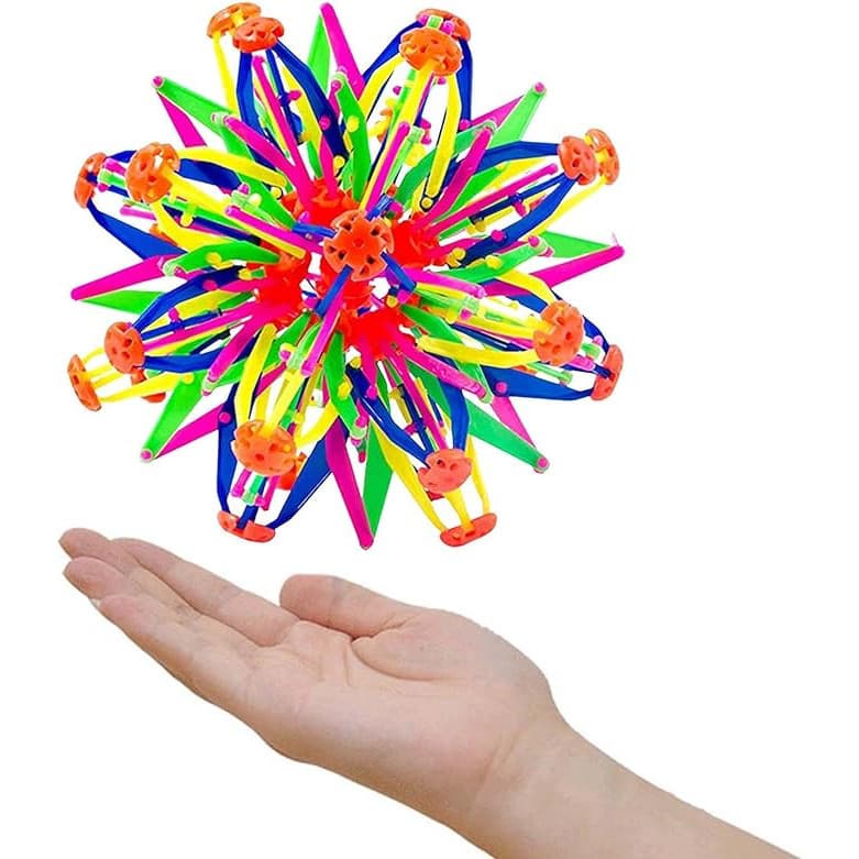 Esfera Expansível Colorida, Bola de Expansão Mágica, Bola Expansível que Brilha no Escuro
