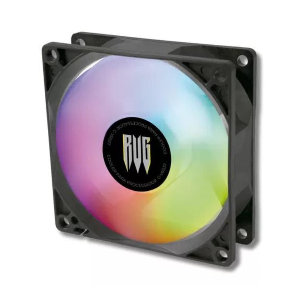 COOLER FAN GAMER RGB PARA GABINETE PC 80MM REVENGER - G-VR337