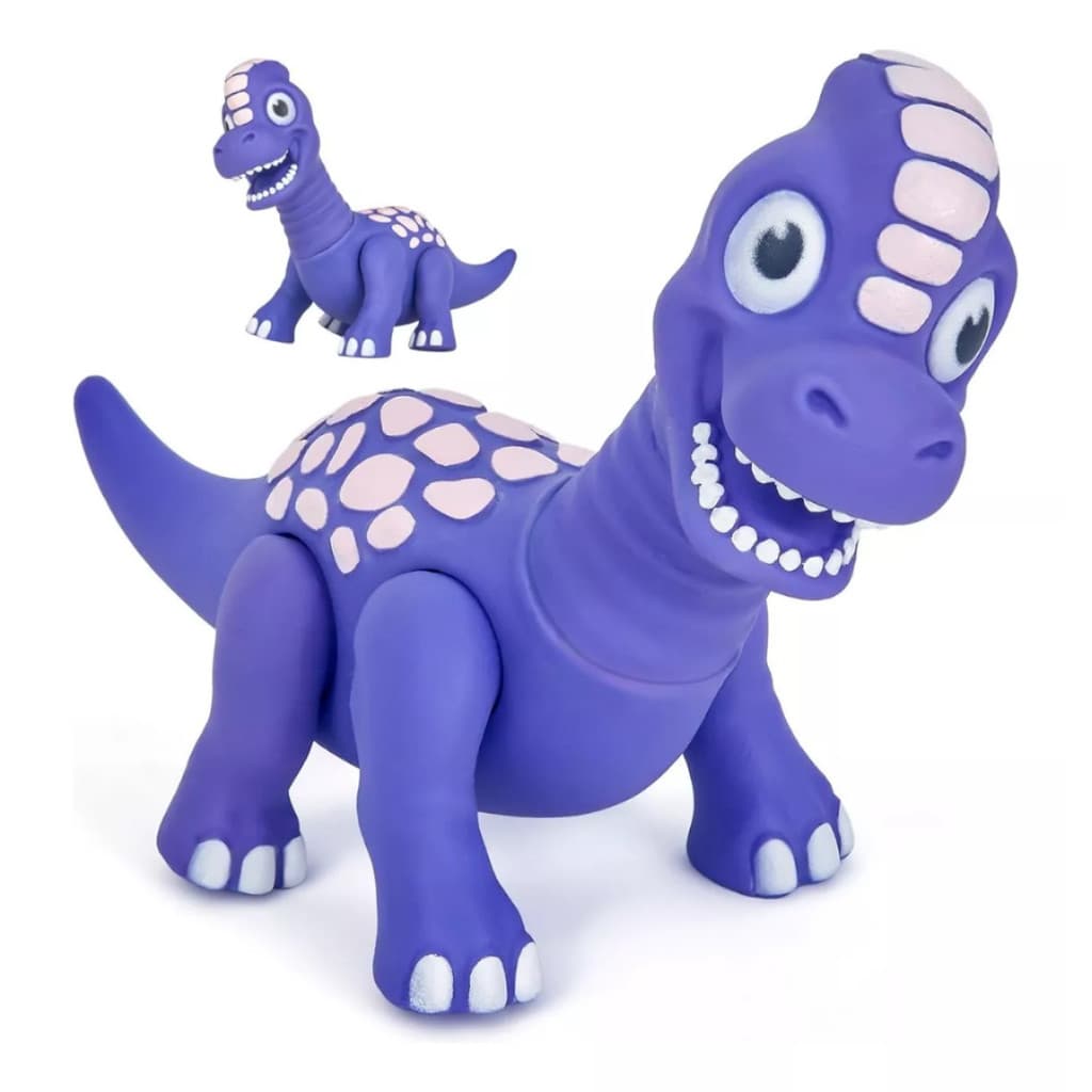 Dinossauro Infantil Vinil Macio Brinquedo Dino Braquiossauro Articulado Mordedor - Puff Toys