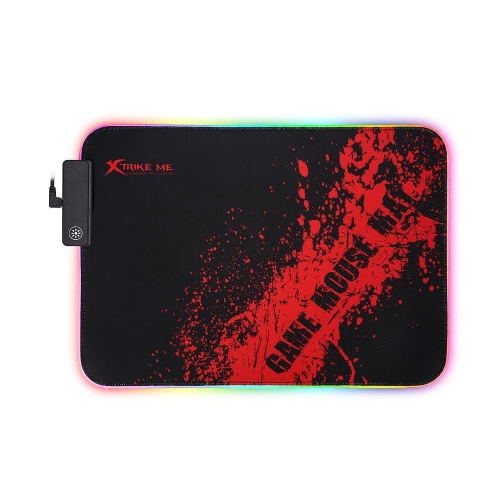 MOUSEPAD GAMER ME ANTIDERRAPANTE 350X250 MP-602 RGB - XTRIKE