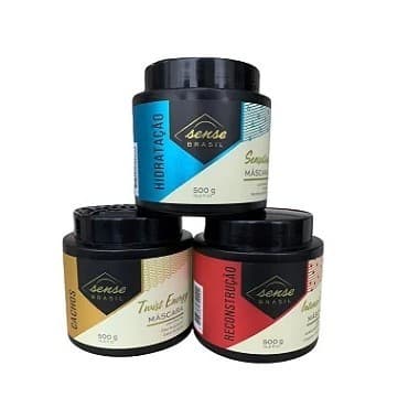 Cronograma Capilar de Máscaras Sense  Brasil (03 Produtos)