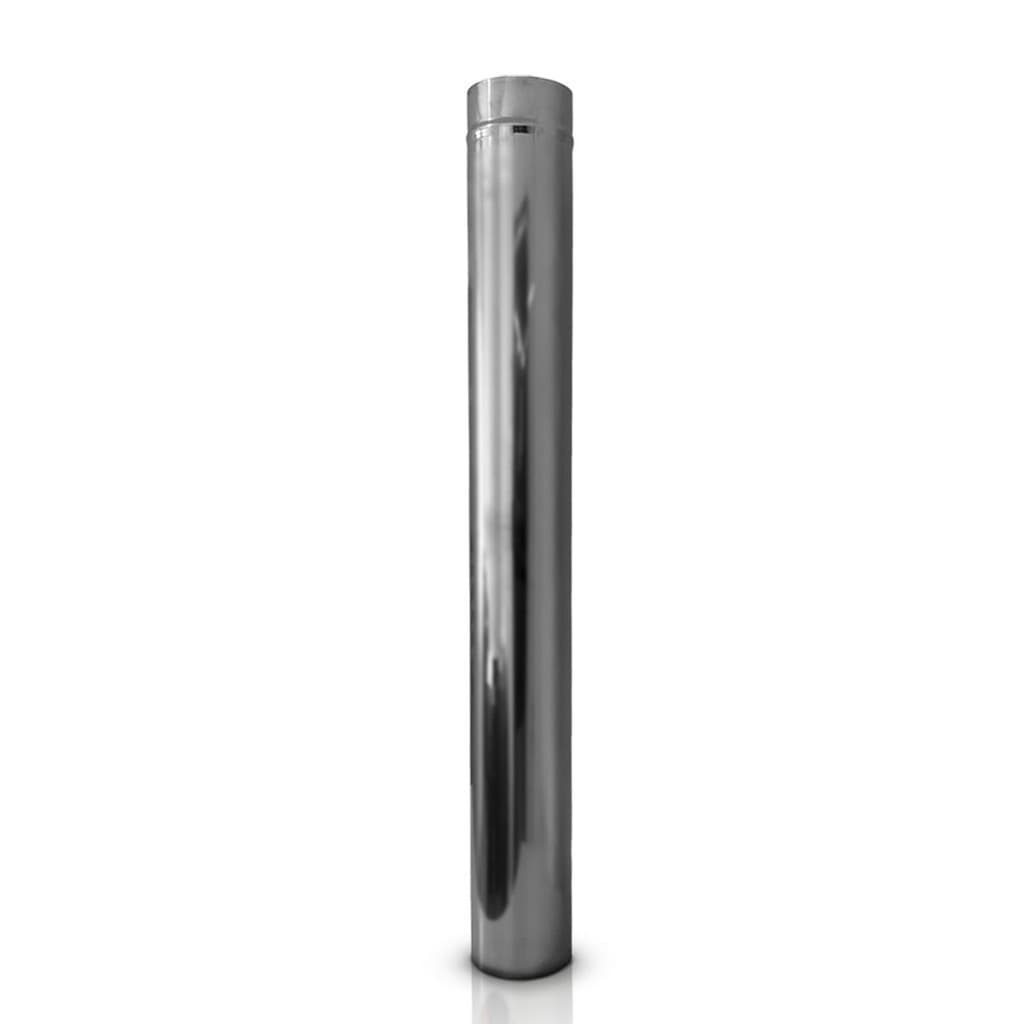 Cano para Chaminé em Aço Inox 110mm de 1 Metro
