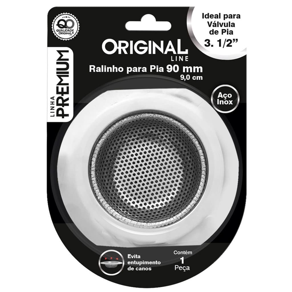 Ralo De Pia Japonês Com Borda Aço Inox Cozinha Banheiro