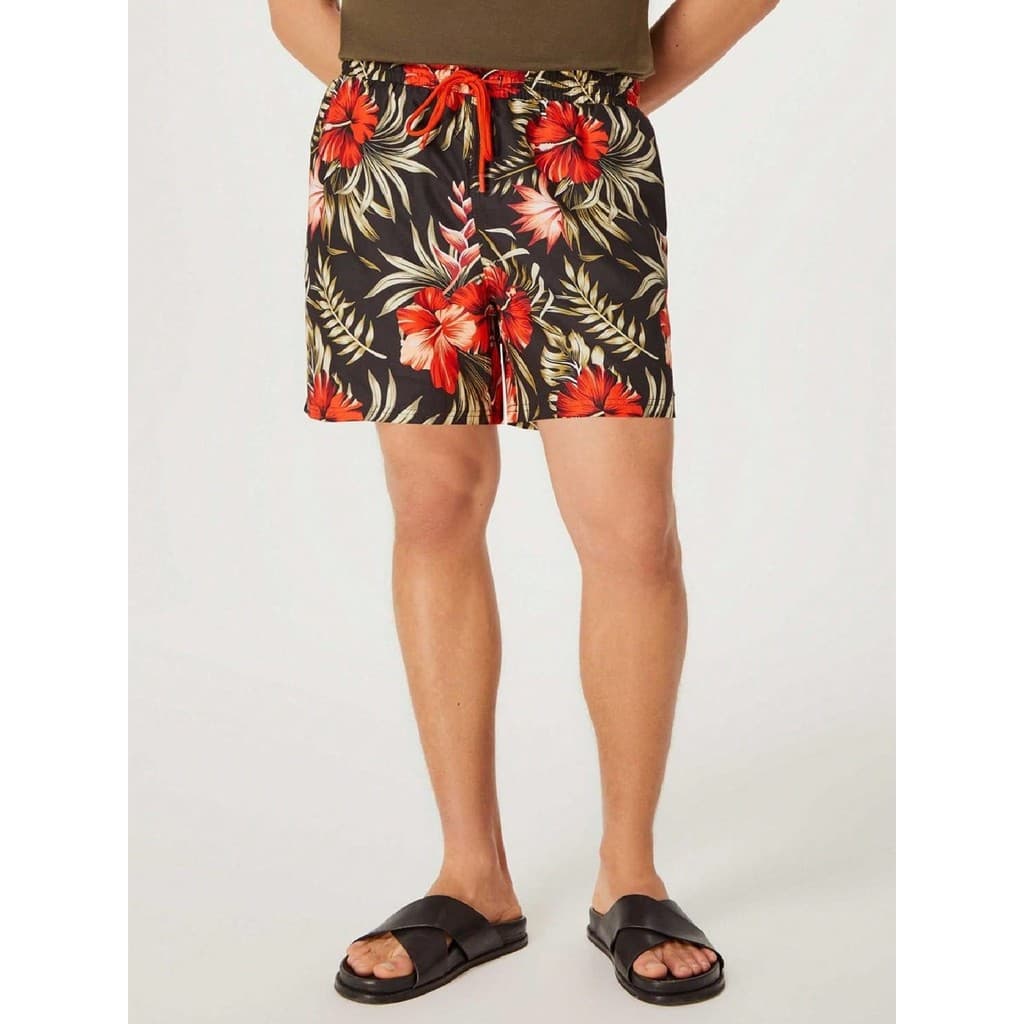 Shorts Praia Masculino Regular Estampado - HERING