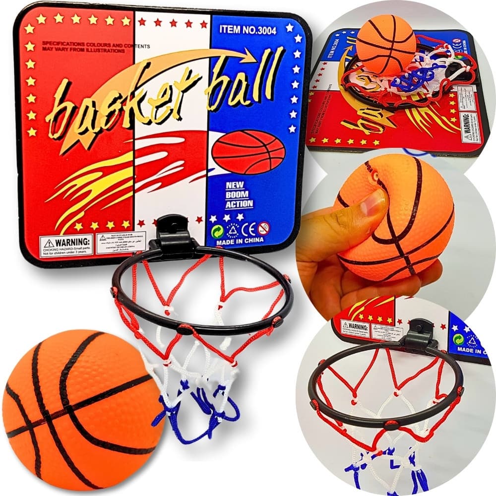 Mini Jogo de Basquete infantil Tabela Cesta Bola Brinquedo