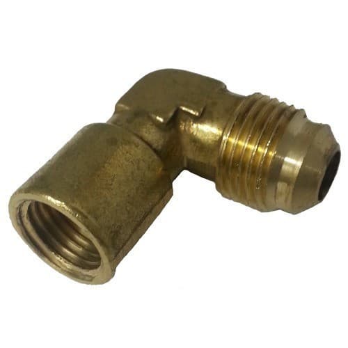 Cotovelo 1/4 NPT F x 3/8 SAE