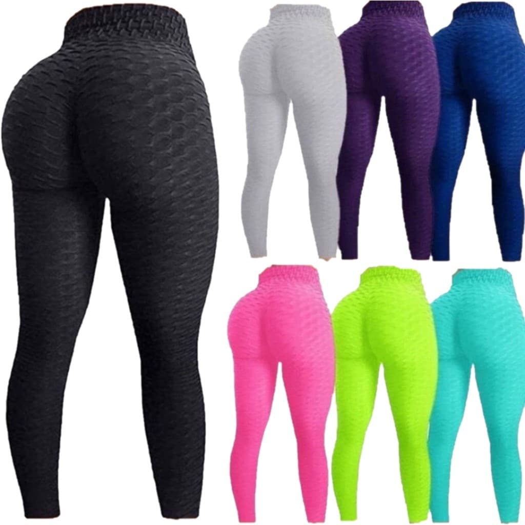 Calça Legging Bolha Suplex Cós Alto Empina Bumbum Fitness Academia legue suplex textura Flocada Leg Cintura alta qualidade