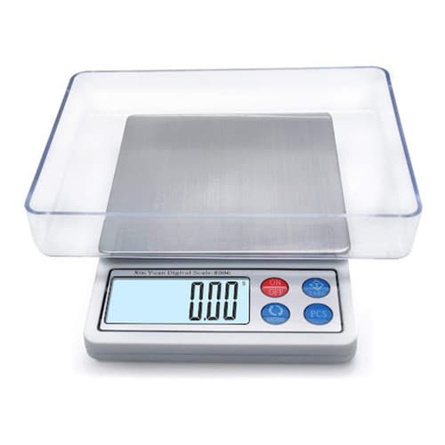 Mini Balança Digital Alta Precisão 0,01g - 600g Bandeja
