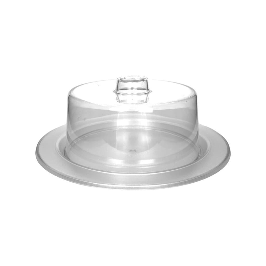 Porta Queijo Cristal PS Com Tampa Queijeira Para Mesa 15cm