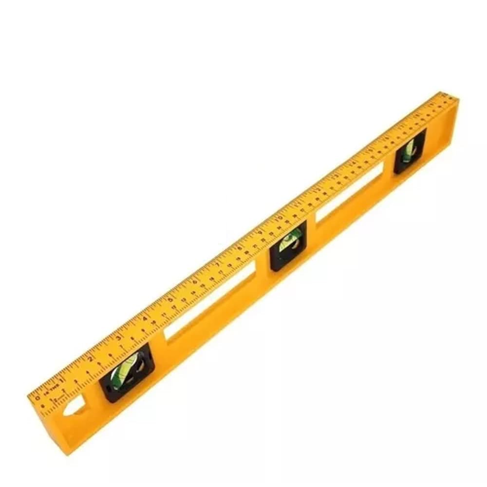 Nivel Plastico 60cm 24" C/ 3 Bolhas Regua Prumo Profield