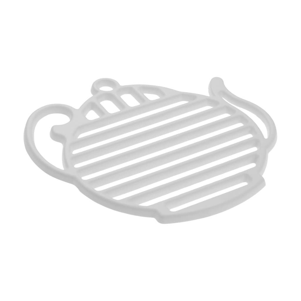 Descanso Para Panela Fine Branco Cinquetti, Protetor De Mesa Apoio De Panela, Branco, Panelas Seguras E Mesa Protegida,
