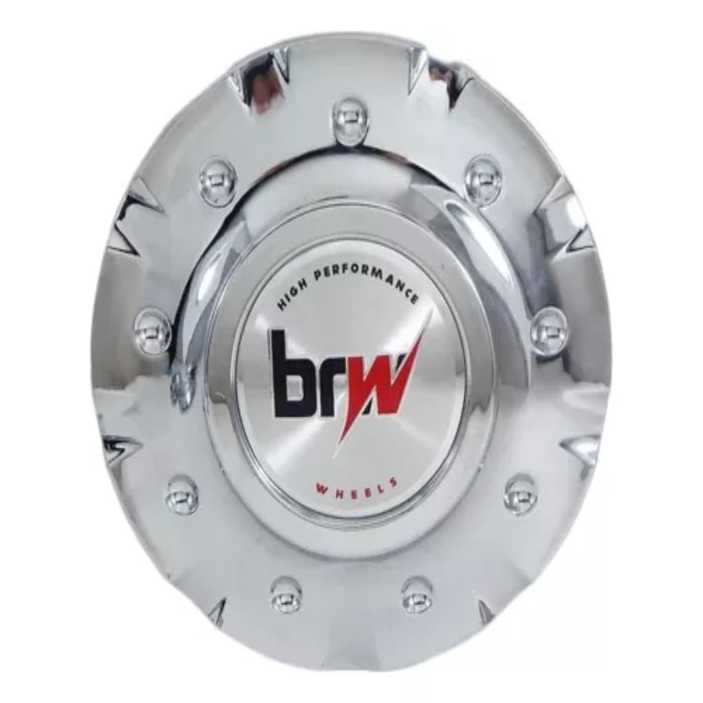 Tampa Centro Roda Brw 600 Cromada Aro 13 14 15 17 Miolo Calota
