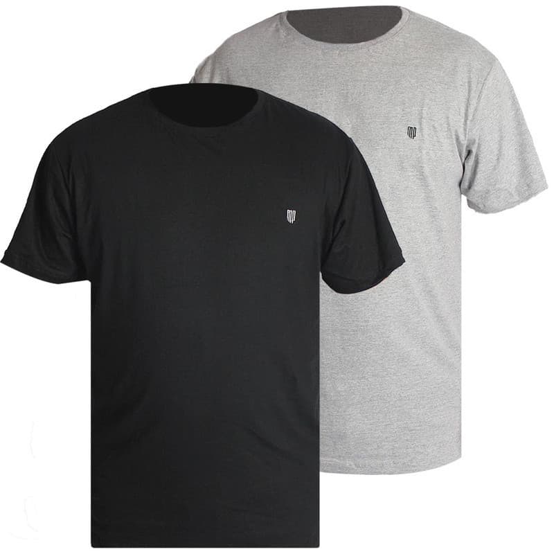 Kit 2 Camiseta Plus Size Over G1,G2,G3,G4 100% Algodão Premium