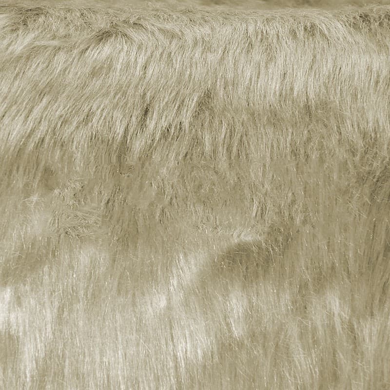 Tapete Redondo Em Pelucia Pelo Alto De 7cm Sem Forro - 90cm