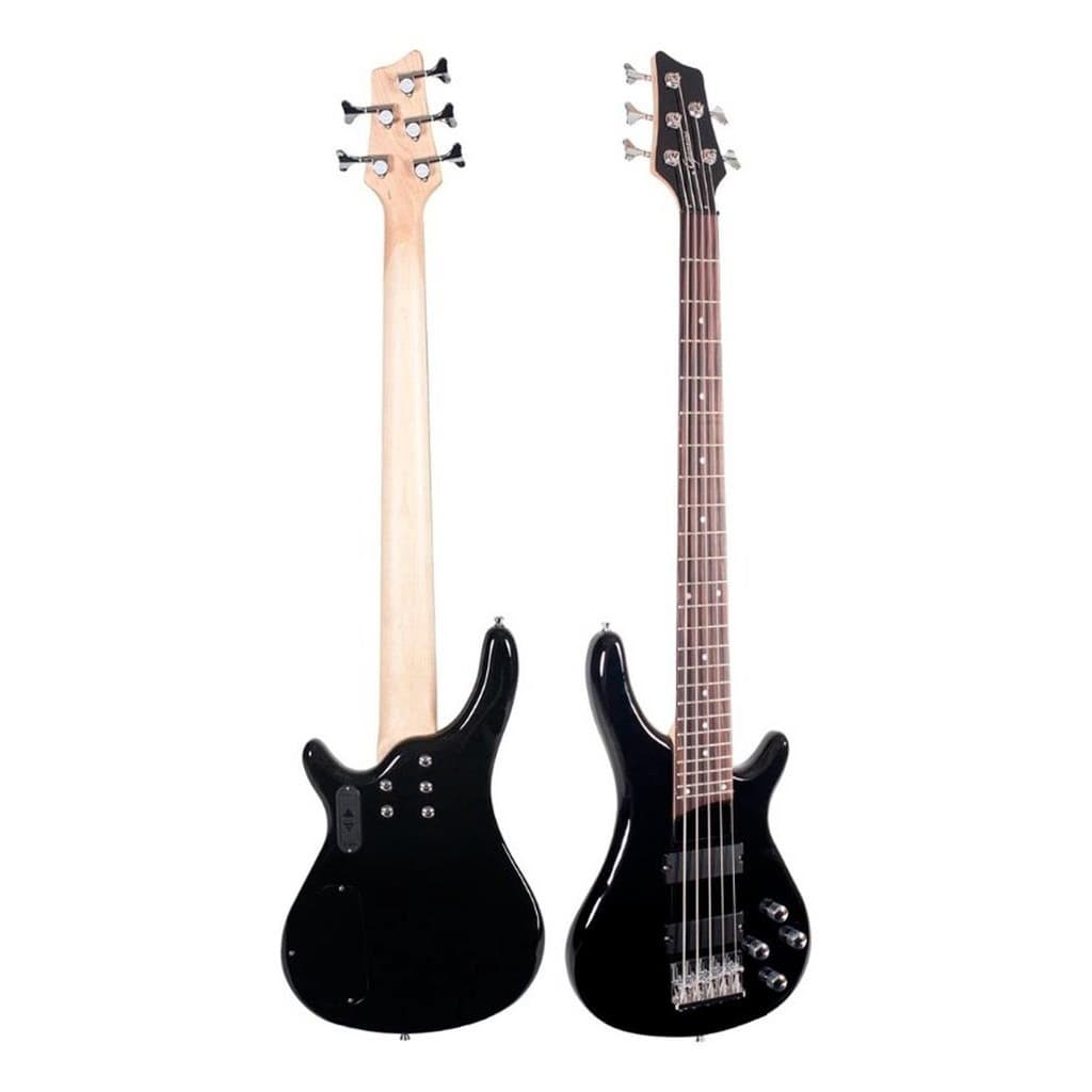 Contra Baixo Giannini 5 Cordas Ativo Gb205 Bk Preto