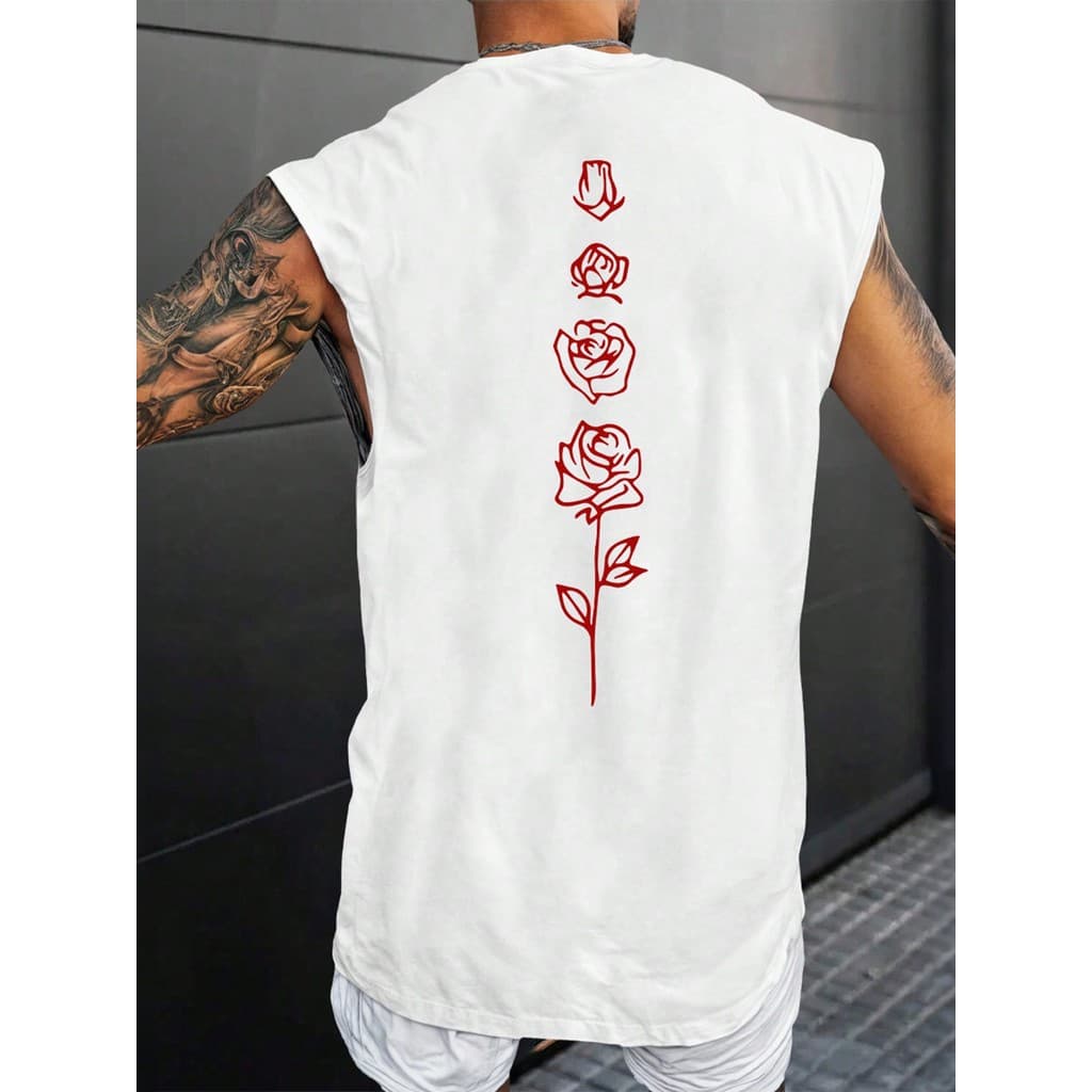 Regata machão Masculina P ao G5 100% Algodão Evolução Rosa G1 G2 G3 G4