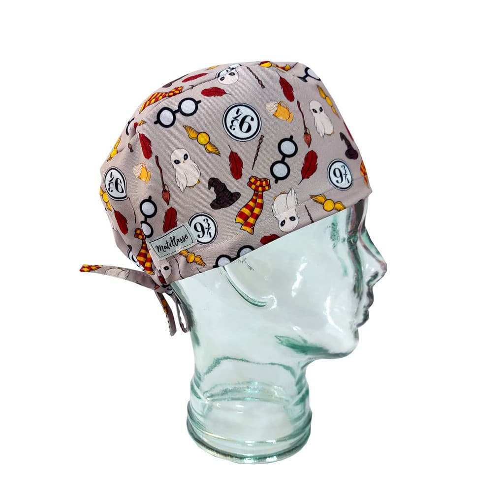 Touca Cirúrgica Gorro Bandana Harry Potter
