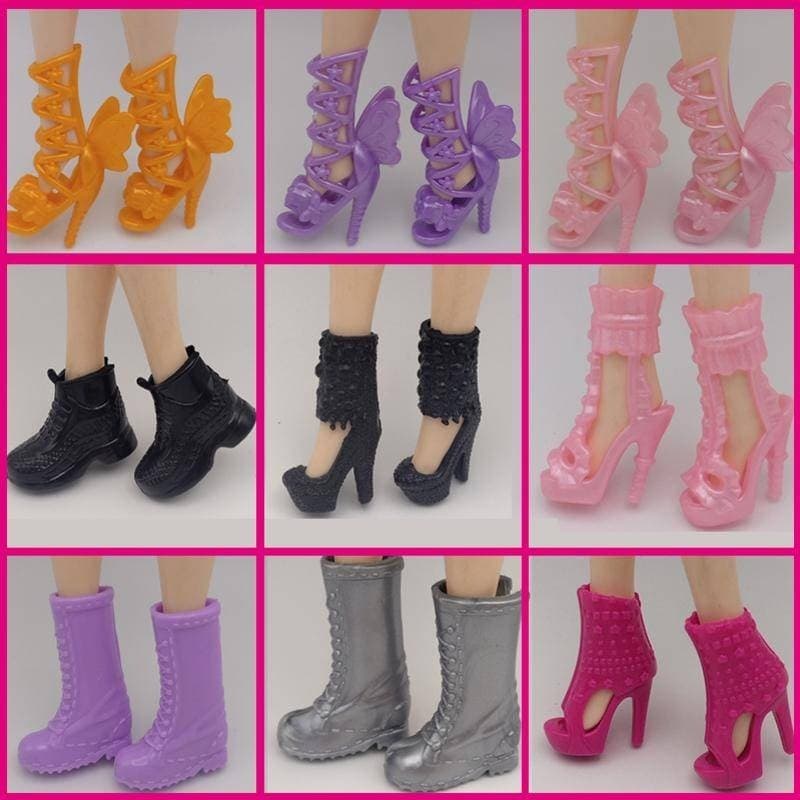 Sapatos de boneca de 30 cm, brinquedos, acessórios para sapatos