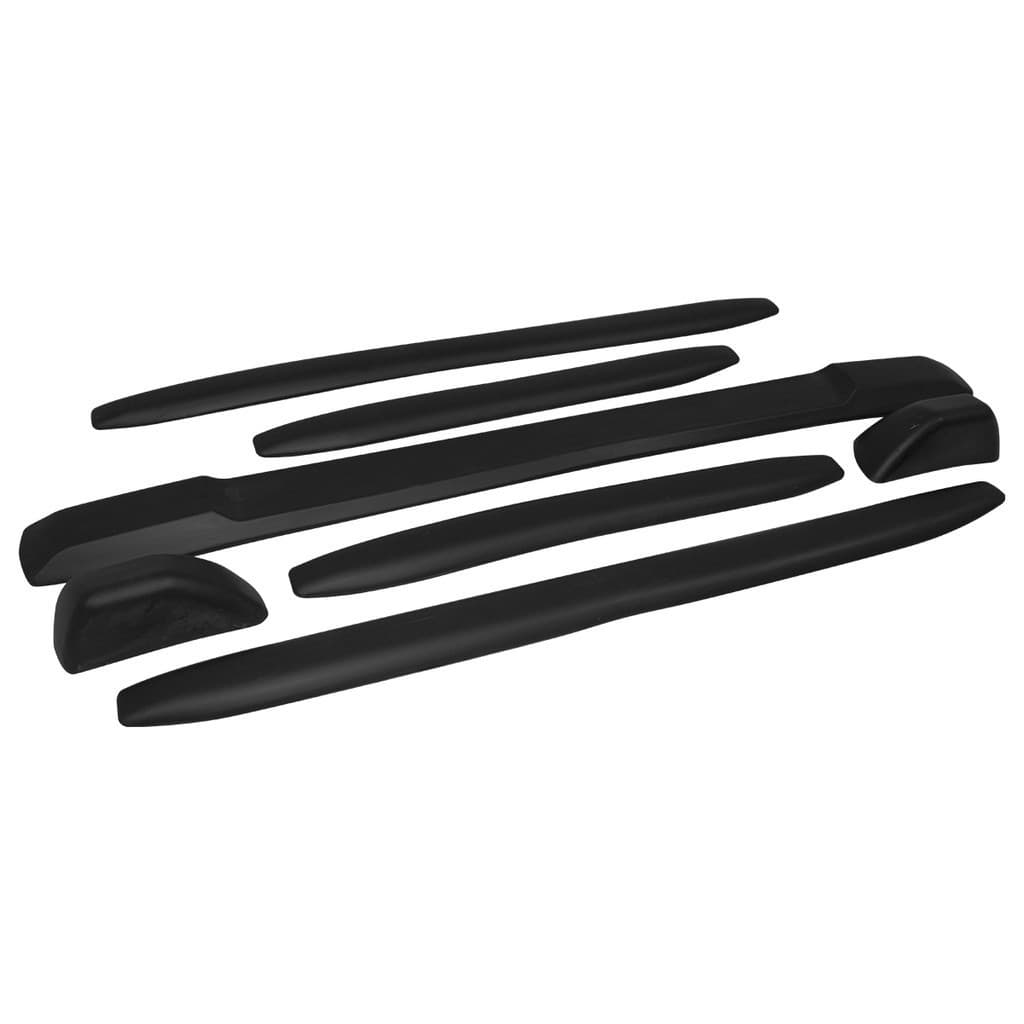 Kit Friso Protetor Parachoque Universl Preto 7 Peças