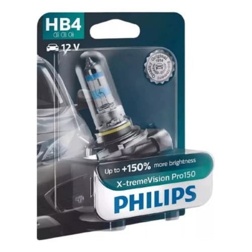 Lâmpada Philips X-treme Vision Pro150 Hb4 51w 12v +150% Luz