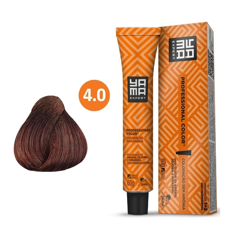Tonalizante Professional Color  N. 4.0 Castanho - Yamá