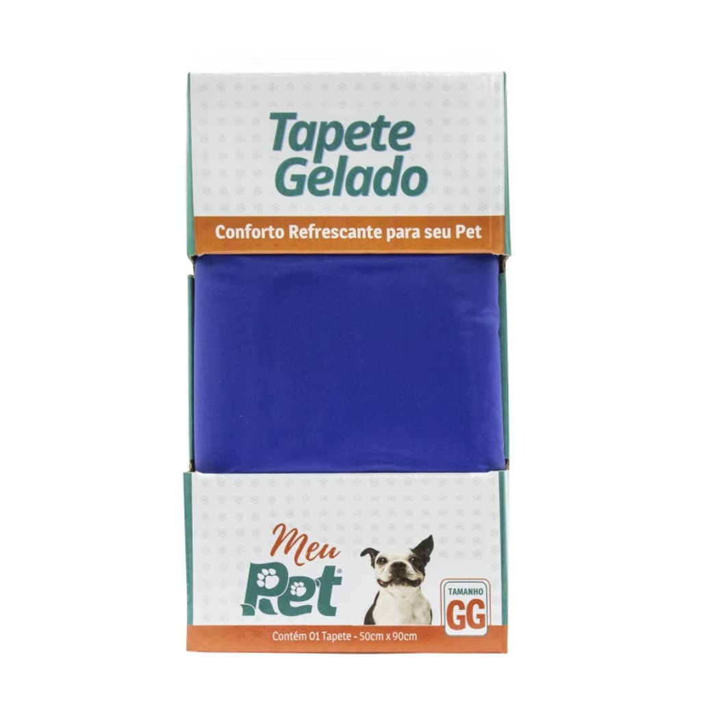 Tapete Gelado Pet para Cachorro Gato com Gel Refrescante para Calor Verão 50x90CM - Meu Pet
