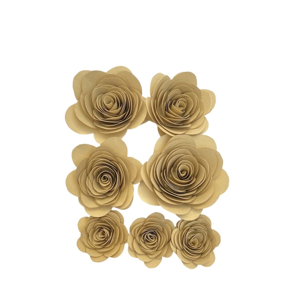 Kit de Flores de Papel  - Topo de Bolo Várias Cores