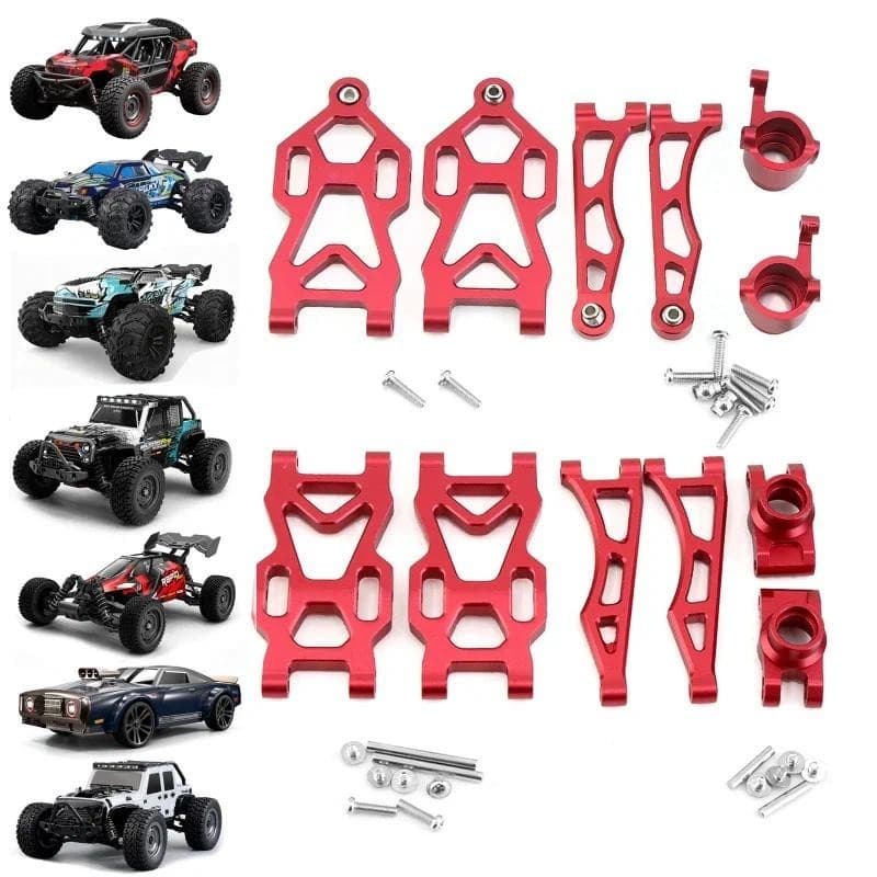 Atualização de Metal, Braço Oscilante Frontal e Traseiro, Copo de Direção para Peças de Carro RC SCY 1/16 JJRC 16101 161