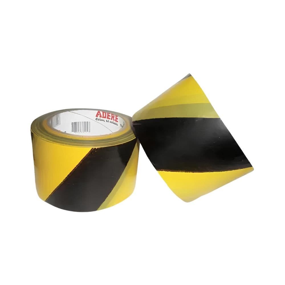 Fita de Demarcação Area Adere 70mm X 200m Zebrada