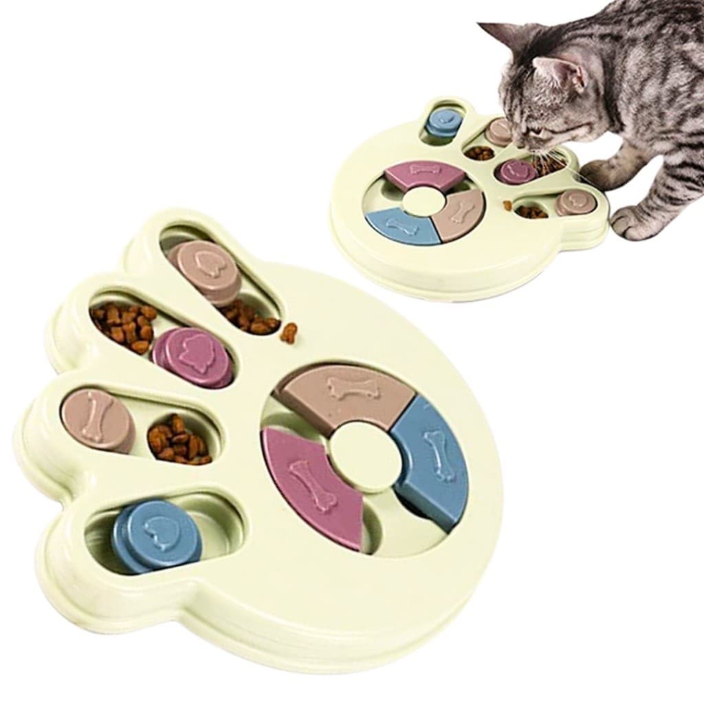 Comedouro Interativo Lento para Cachorro Pet Puzzle Brinquedo Anti Stress e Ansiedade
