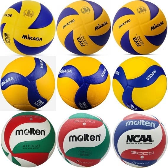 Voleibol Mikasa/Molten No . 5 MVA200 V200W V300W V330W M5000 Jogo De 5 Bolas Para Treinamento De Vôlei PU Macio