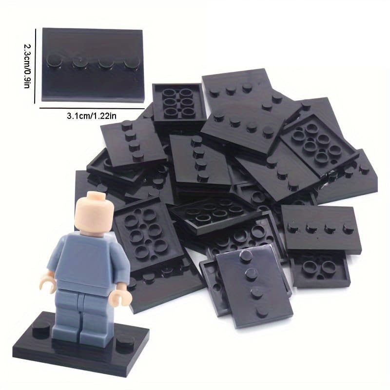 20pcs Cidade Figuras 3X4 Pontos Porta Placa Base Blocos De Construção Doll Acessório Tijolos Minifiguras Peças Compatíveis 88646