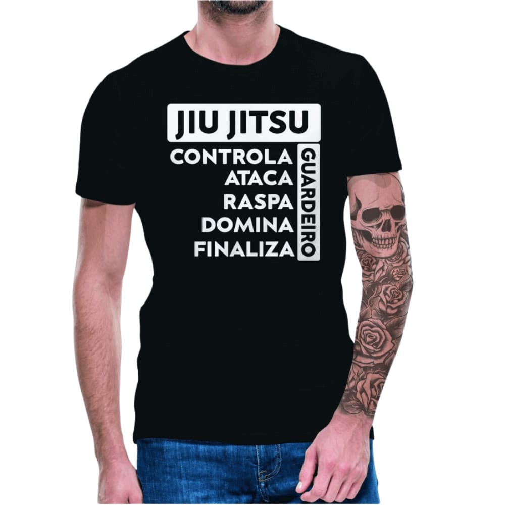 Camiseta Jiu Jitsu Guardeiro Preta