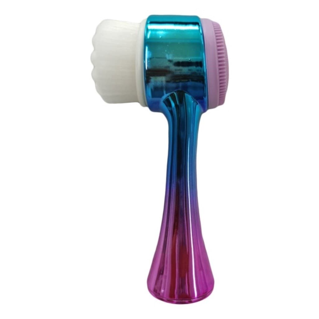 Escova De Limpeza Facial 2 Em 1 - Cor Aleatória