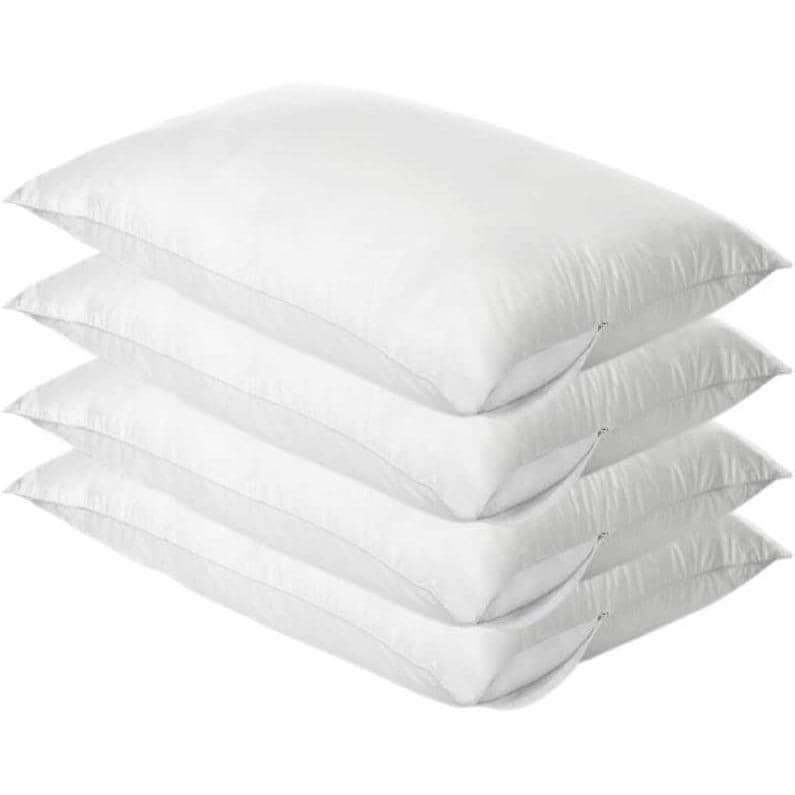 Kit 4 Capas Protetoras para Travesseiro Fronha de Travesseiro Anti-mofo com Zíper