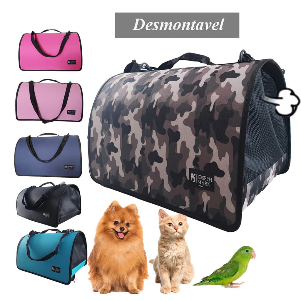 Bolsa Maleta Para Transporte Pet Grande Container Vira Casinha rf01