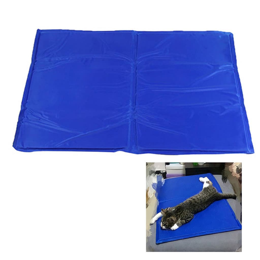 Tapete Gelado Cao Gato Cachorro Pet Refrescante Animal de Estimaçao Colchonete Macio Confortavel Dia Quente Calor Verao