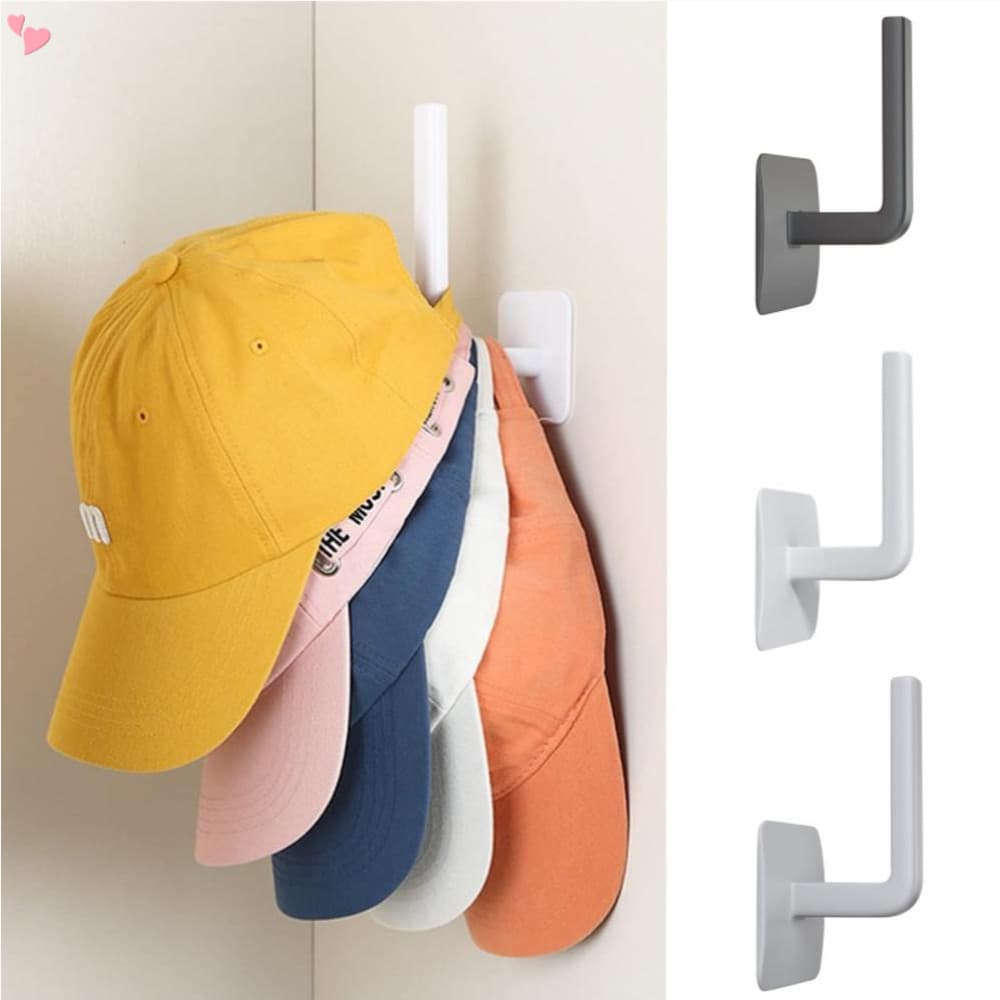 Porta Chapéu Para Bonés De Beisebol-Ganchos Adesivos Chapéus De Parede , Organizador De , Sem Perfuração Forte , Armário , Quarto , Escritório