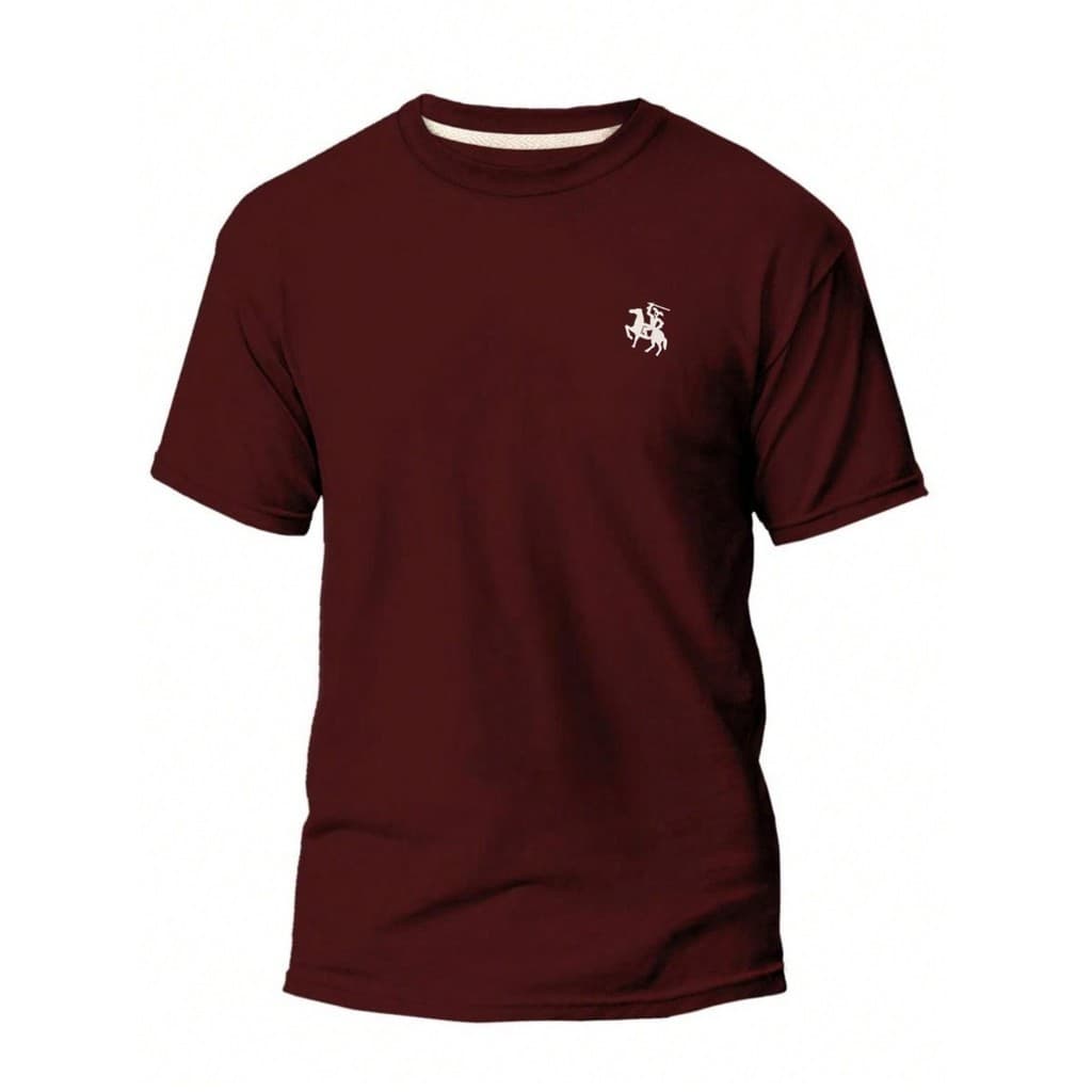 Camiseta Camisa Masculina Guarnição Cavalo BCO Malha 30.1