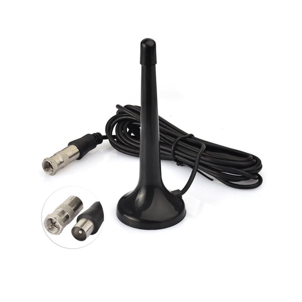 Antena Digital Interna Amplificada HD Portátil Cabo 5 Metros Sinal TV Digital Alta Definição Compatível com Smart TV